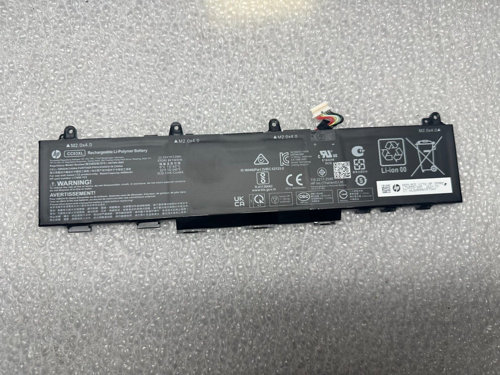 HP mt46 zbook 14 g8 firefly genuine original battery CC03XL L78555-005 8... - $13.93