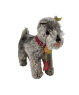 VINTAGE STEIFF TESSIE SCHNAUZER DOG MOHAIR STUFFED ANIMAL PLUSH 4320/22 & TAGS - $166.25