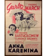 ANNA KARENINA (1935) Greta Garbo, Fredric March, Freddie Bartholomew MGM... - $150.00