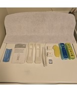 OEM 2 Wii Motion Plus Adapters 5 Rubber Controller Sleeves Wii Straps 51... - $29.18 CAD