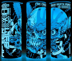 Glow in the Dark Five Finger Death Punch Afterlife Heavy Metal Cup Mug Tumbler - $22.72