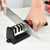 Knife Sharpener for Kitchen Knives 4-in-1 Manual Blade Sharpener Tools f... - $183.22 MXN