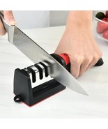 Knife Sharpener for Kitchen Knives 4-in-1 Manual Blade Sharpener Tools f... - $9.87