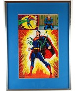 Superman Puzzle Mounted Framed 1973 DC Comics National Periodical Public... - £27.54 GBP
