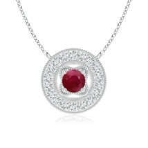 Authenticity Guarantee

ANGARA Natural Ruby Pendant Necklace in Sterling Silv... - $398.05+