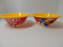 Toucan Sam Froot Loops Cereal Bowl set of two - $18.70