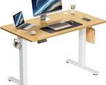 Electric Height Adjustable Sit Stand Home Office Computer Desks, 40&quot; X 2... - $255.99