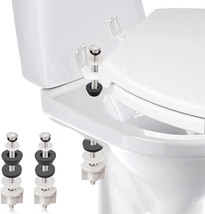 2Pcs Universal Toilet Seat Hinge Bolts Kit, Heavy Duty Toilet Bolts,, Silver - £32.98 GBP