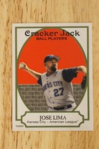 2005 Topps Baseball Card Cracker Jack Mini Sticker #94 Jose Lima Kansas City - £1.57 GBP