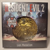 Resident Evil 2 Lion Medallion Replica Official Capcom Metal Collectible - £41.10 GBP