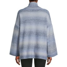 Time and Tru Women&#39;s Ombre Cowl Neck Long Sleeve Sweater Blue - Large (1... - £15.71 GBP
