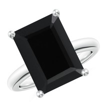 ANGARA 14x10MM Black Onyx Cocktail Ring for Women in Sterling Silver Size 3-13 - £229.52 GBP