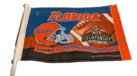 University of Florida Gators  Window Mount 2-Sided Car Flag 2007 Nationa... - $9.99
