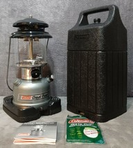 Vintage 1995 New in Case Coleman Model 285 Dual Fuel 2-Mantle Lantern USA Works! - £117.98 GBP