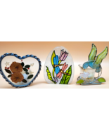 Hand Crafted Pressed Flowers Heart Frame Boho, Glass Hummingbird &amp; Flowe... - €19,93 EUR