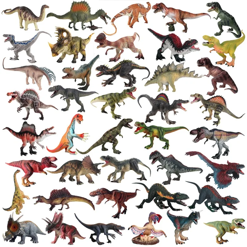Simulation Dinosaurs World Savage Jurassic Spinosaurus Triceratops Carnotaurus - £14.61 GBP+