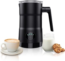 Automatic Milk Frother Electric Steamer Hot and Cold Foam Maker for Coffee - £36.99 GBP