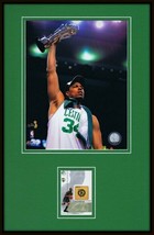 Paul Pierce Framed 11x17 Game Used Floor &amp; Photo Display Celtics Champs - £54.48 GBP