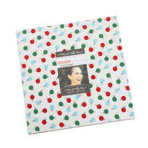 Moda Holiday Essentials Christmas Layer Cake 20740LC 42 10&quot;x10&quot; Quilt Fabric Squ - £31.64 GBP
