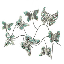 23 In Rustic Galvanized Metal Butterfly Wall Art Hanging Home Décor Sculpture - £38.83 GBP