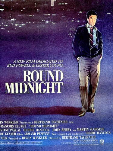 Round Midnight Official Movie Poster 1986 Herbie Hancock Scorsese 41 x 27" Clst Item image 6