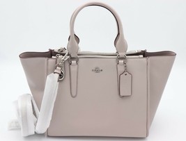 NWT Coach Crosby Gray Leather Carryall Crossbody Shoulder Bag Tote 59183... - £195.84 GBP