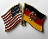 US FLAG GERMAN COMBO FLAG USA COMBINED PIN BADGE 1 INCH - $5.64