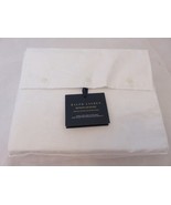 Ralph Lauren Bethany Jacquard Studio White Queen fitted sheet Tonal NIP - $1,591.30 MXN