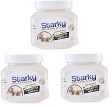 3 Pack Starky Face and Body Scrub with Shea Butter - 3 X 300 ml / 10.5fl.oz - $36.91