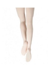 Capezio 5 Womens Size Medium Ballet Pink Footed Tights with Back Seam - £6.30 GBP