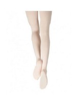 Capezio 5 Womens Size Medium Ballet Pink Footed Tights with Back Seam - £6.18 GBP