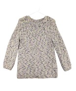 Lou &amp; Grey Women&#39;s XS Oversized Fuzzy Sweater, Pink Multicolor Cozy Coqu... - $33.95 CAD