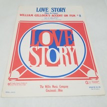 Love Story Where Do I Begin William Gillock&#39;s Accent on Fun #2 Sheet music - $5.95