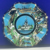 Walt Disney World plate theme park wave rim ashtray Magic Kingdom Mickey... - £31.61 GBP