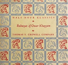 Rubaiyat Of Omar Khayyam The Astronomer Poet Of Persia c1930s HC Polymath BKBX6 - £31.46 GBP