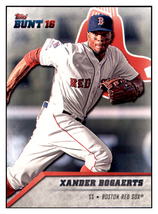 2016 Topps Bunt Xander Bogaerts  Boston Red Sox #23 Baseball card   MATV2 - £1.39 GBP