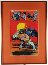 Batman Joker Puzzle Mounted Framed 1973 DC Comics Casse Tete American Publishing - £24.12 GBP