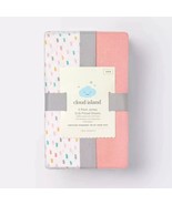 Cloud Island 2-Pack Jersey Crib Fitted Sheets - Fully Elastic - 100% Cotton - $18.80