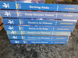 Love Inspired Suspense lot of 7 Mountain Rescue Series Romantic Suspense - $13.99