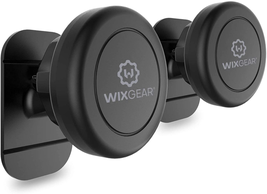 Wixgear Magnetic Car Mount, Universal Stick on Mount (2 Pack) Dashboard Magnetic - £19.12 GBP