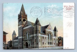 White Temple Baptist Church Portland Oregon OR 1919 DB Postcard P12 - £3.09 GBP