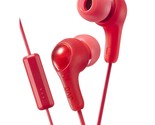 RED GUMY In ear earbuds with stay fit ear tips and MIC. Wired 3.3ft colo... - £15.71 GBP