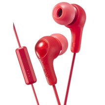 RED GUMY In ear earbuds with stay fit ear tips and MIC. Wired 3.3ft colo... - $19.99