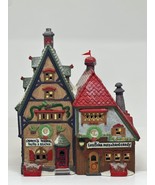 VTG Department 56 Village Obbie’s Book Letrinka’s Candy Christmas North ... - £30.02 GBP