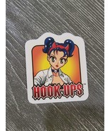 HOOK-UPS AUTHENTC STICKER PIGTAIL DEVIL GIRL SKATE NEW DECAL VINTAGE - £19.60 GBP