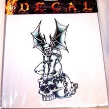GARGOYLE SKULL CAR WINDOW DECAL truck vinyl sticker 03 decals novelty st... - $3.79