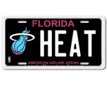 Miami Heat Florida State Custom Art FLAT Aluminum Novelty Auto License T... - £13.00 GBP