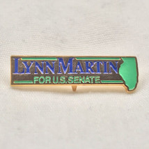 Lynn Martin For US Senate Gold Tone Pin Small - $8.95