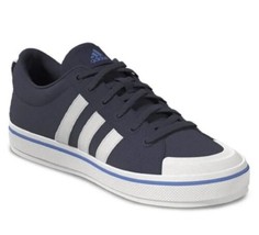 Adidas Men&#39;s Bravada 2.0 Skate Shoe  Navy White Blue Size 12 - $51.41