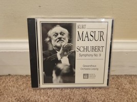 Kurt Masur Schubert Symphony No. 9 (CD, 1993, Musical Heritage) - £7.72 GBP